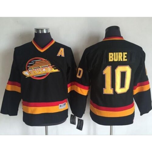 6861b7a617ddb_1 Canucks #10 Pavel Bure Black CCM Throwback Youth Stitched NHL Jersey