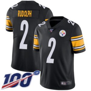 6861b7d19abd0_1 Men's Pittsburgh Steelers #2 Mason Rudolph 100th season Black Vapor Untouchable Limited Stitched NFL Jersey