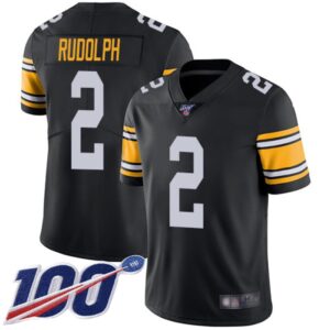 6861b7d480c30_1 Men's Pittsburgh Steelers #2 Mason Rudolph 2019 100th season Black Vapor Untouchable Limited Stitched NFL Jersey