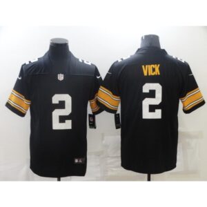 6861b7e0e548e_1 Men's Pittsburgh Steelers #2 Michael Vick Black Limited Stitched Jersey