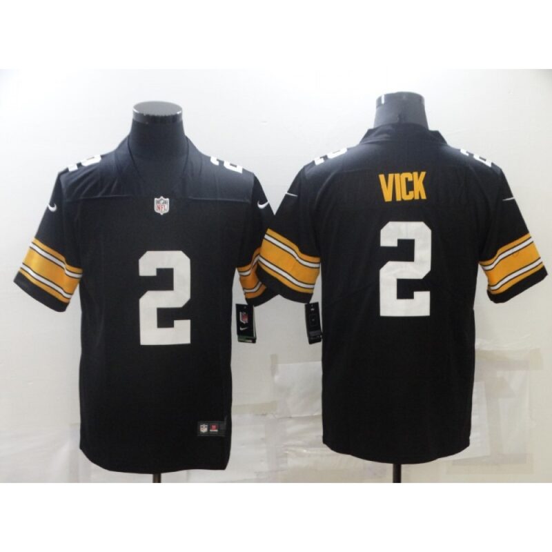 6861b7e0e548e_1 Men's Pittsburgh Steelers #2 Michael Vick Black Limited Stitched Jersey