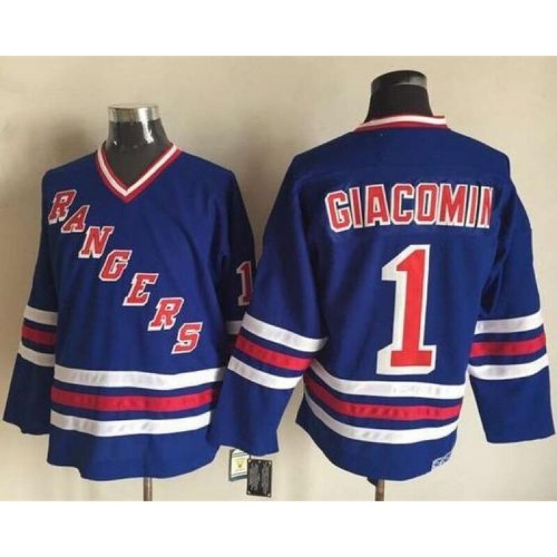 6861b80abb849_1 Rangers #1 Eddie Giacomin Blue CCM Heroes of Hockey Alumni Stitched NHL Jersey