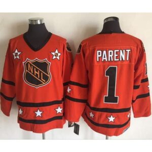 6861b83f9d717_1 Flyers #1 Bernie Parent Orange All Star CCM Throwback Stitched NHL Jersey