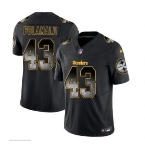 6861b85532722_1 Men's Pittsburgh Steelers #43 Troy Polamalu Black 2023 F.U.S.E. Smoke Vapor Untouchable Limited Stitched Jersey