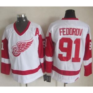 6861b8d1a39f9_1 Red Wings #91 Sergei Fedorov White CCM Throwback Stitched NHL Jersey