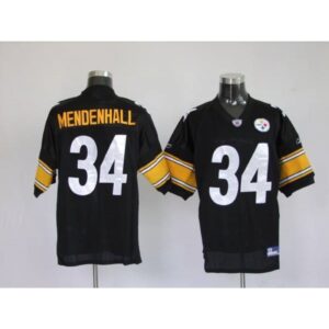 6861b8d1c5885_1 Steelers #34 Rashard Mendenhall Black Color Stitched Youth NFL Jersey