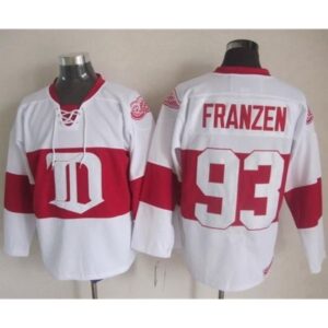 6861b8e27686c_1 Red Wings #93 Johan Franzen White Winter Classic CCM Throwback Stitched NHL Jersey