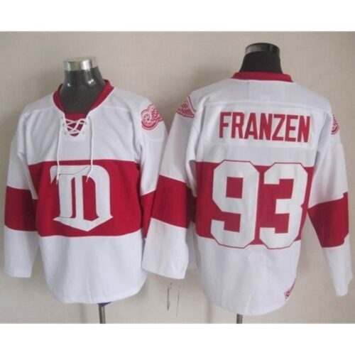 6861b8e27686c_1 Red Wings #93 Johan Franzen White Winter Classic CCM Throwback Stitched NHL Jersey
