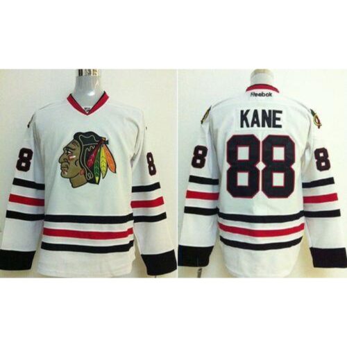 6861b92ad8b49_1 Blackhawks #88 Patrick Kane Stitched White Youth NHL Jersey