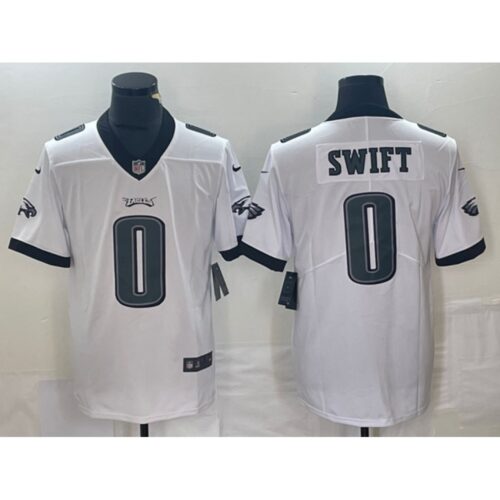 6861b96d0243d_1 Men's Philadelphia Eagles #0 D'Andre Swift White Vapor Limited Stitched Football Jersey