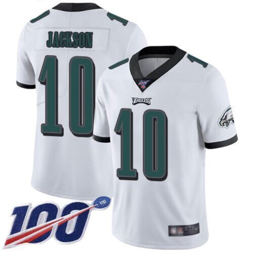 6861b9732ac37_1 Men's Philadelphia Eagles #10 DeSean Jackson White 2019 100th Season Vapor Untouchable Limited Stitched NFL Jersey