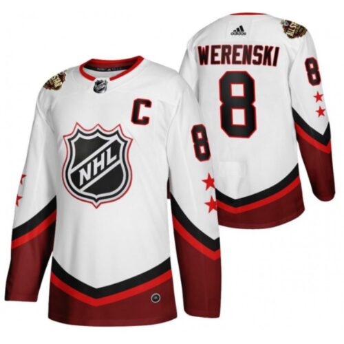 6861b9953c265_1 Men's Columbus Blue Jackets #8 Zach Werenski 2022 All-Star White Stitched Jersey