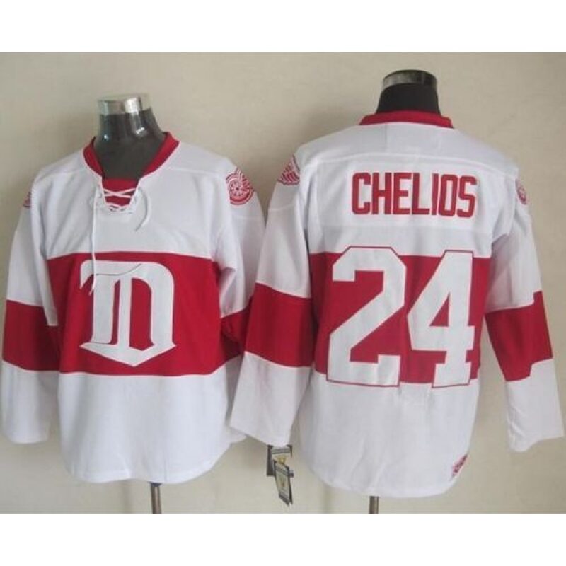 6861b9a2c275e_1 Red Wings #24 Chris Chelios White Winter Classic CCM Throwback Stitched NHL Jersey