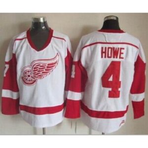 6861b9b02c406_1 Red Wings #4 Gordie Howe White CCM Throwback Stitched NHL Jersey