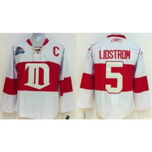 6861b9c488ea6_1 Red Wings #5 Nicklas Lidstrom White Winter Classic Stitched Youth NHL Jersey
