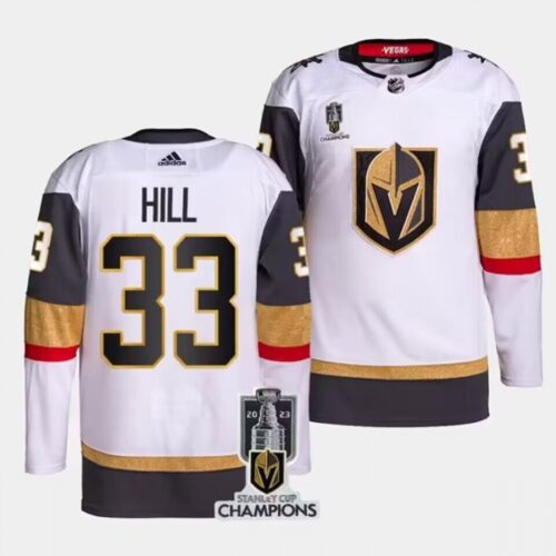6861ba098fca0_1 Men's Vegas Golden Knights #33 Adin Hill White 2023 Stanley Cup Champions Stitched Jersey