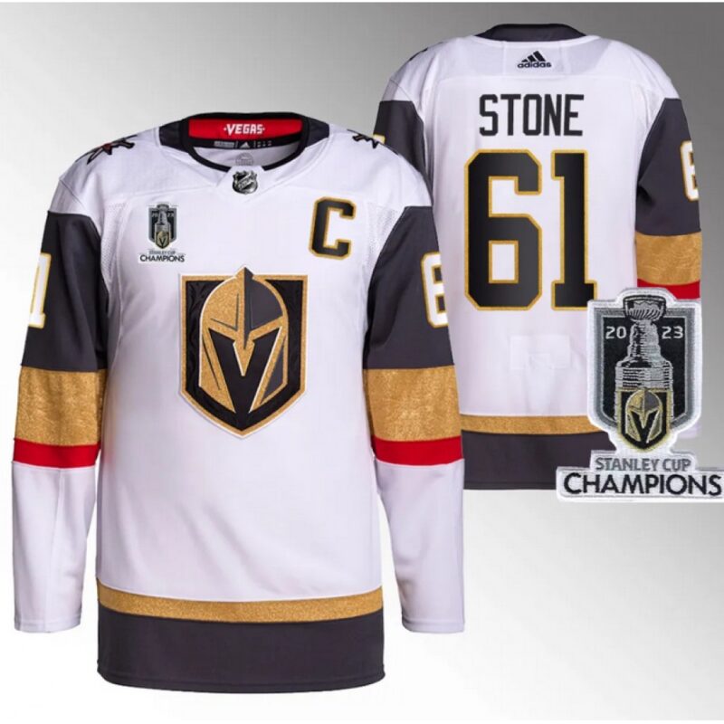 6861ba1713b23_1 Men's Vegas Golden Knights #61 Mark Stone White 2023 Stanley Cup Champions Stitched Jersey