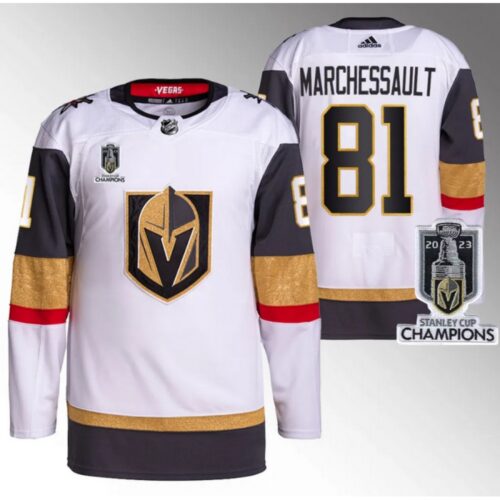 6861ba3a053d1_1 Men's Vegas Golden Knights #81 Jonathan Marchessault White 2023 Stanley Cup Champions Stitched Jersey