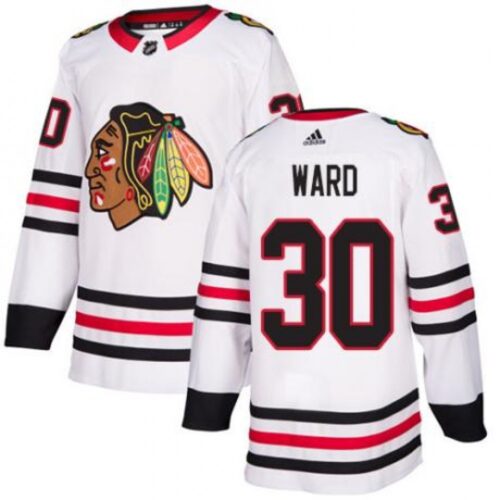6861ba719df11_1 Men's Chicago Blackhawks #30 Cam Ward White Stitched NHL Jersey