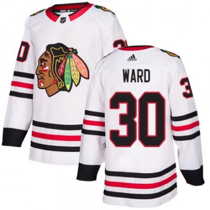 6861ba719df11_1 Men's Chicago Blackhawks #30 Cam Ward White Stitched NHL Jersey