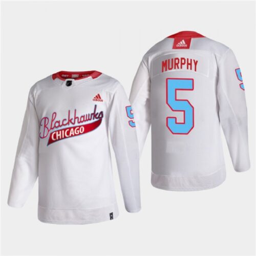 6861ba89079a4_1 Men's Chicago Blackhawks #5 Connor Murphy 2022 Community Night White Stitched Jersey