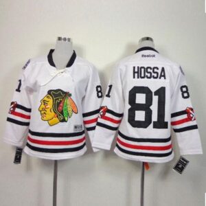 6861badf94609_1 Blackhawks #81 Marian Hossa White 2015 Winter Classic Stitched Youth NHL Jersey