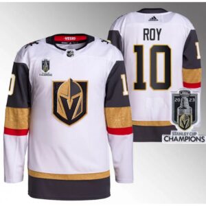 6861bb41ac1d7_1 Men's Vegas Golden Knights #10 Nicolas Roy White 2023 Stanley Cup Champions Stitched Jersey