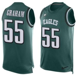 6861bb458c7ae_1 Eagles #55 Brandon Graham Midnight Green Team Color Men's Stitched NFL Limited Tank Top Jersey