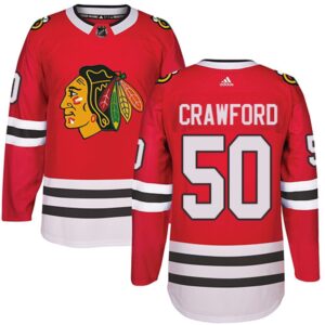 6861bb5e541e6_1 Men's Chicago Blackhawks #50 Corey Crawford Red Stitched NHL Jersey