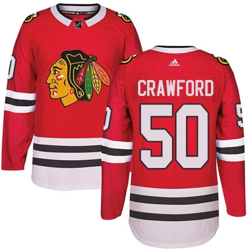 6861bb5e541e6_1 Men's Chicago Blackhawks #50 Corey Crawford Red Stitched NHL Jersey