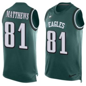 6861bb82d4bc9_1 Eagles #81 Jordan Matthews Midnight Green Team Color Men's Stitched NFL Limited Tank Top Jersey