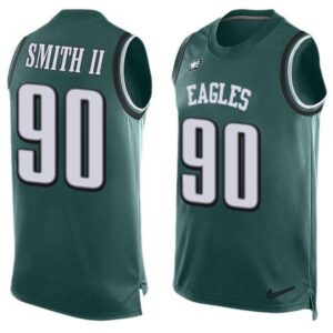 6861bbaaaa623_1 Eagles #90 Marcus Smith II Midnight Green Team Color Men's Stitched NFL Limited Tank Top Jersey