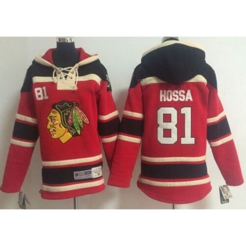 6861bbc777704_1 Blackhawks #81 Marian Hossa Red Sawyer Hooded Sweatshirt Stitched Youth NHL Jersey