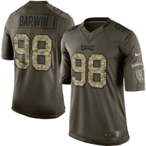 6861bbd028acb_1 Eagles #98 Connor Barwin Green Men's Stitched NFL Limited Salute to Service Jersey