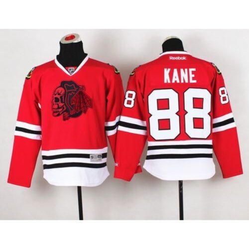 6861bbef8c8ed_1 Blackhawks #88 Patrick Kane Red(Red Skull) Stitched Youth NHL Jersey