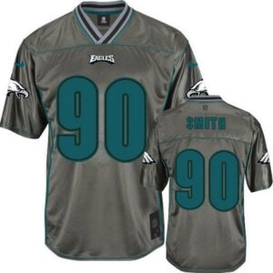 6861bc3b282a7_1 Eagles #90 Marcus Smith Grey Men's Stitched NFL Elite Vapor Jersey