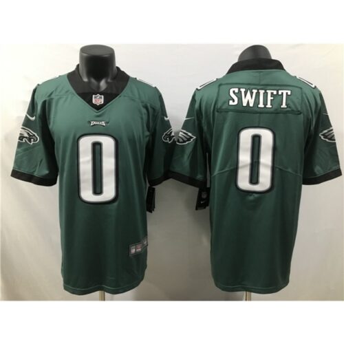 6861bc65bf076_1 Men's Philadelphia Eagles #0 D'Andre Swift Green 2023 Draft Vapor Limited Stitched Football Jersey