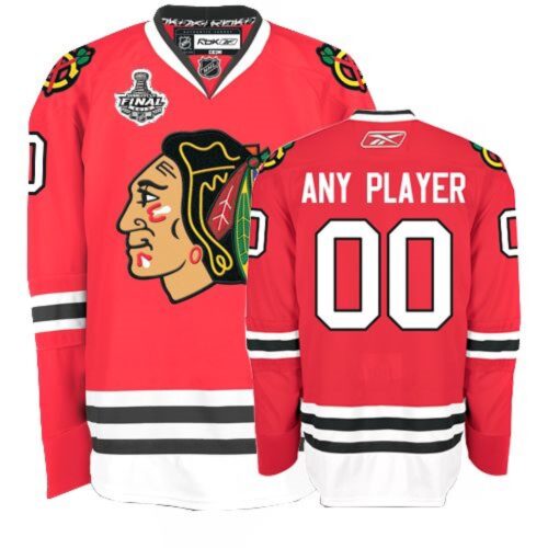 6861bc690704d_1 Blackhawks Personalized Authentic Red Stanley Cup Finals NHL Jersey (S-3XL)