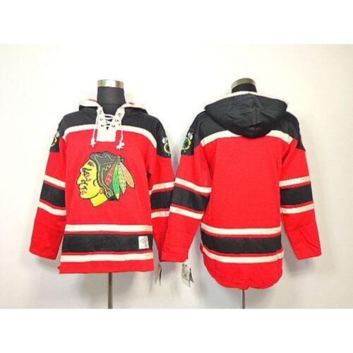 6861bc6f8c6ad_1 Blackhawks Blank Red Sawyer Hooded Sweatshirt Stitched NHL Jersey