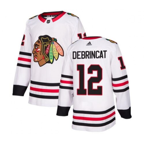 6861bc7f30ca1_1 Men's Chicago Blackhawks #12 Alex DeBrincat White Stitched NHL Jersey