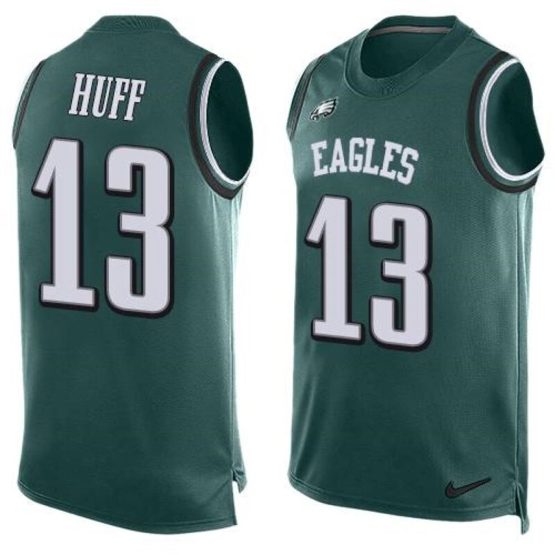 6861bc9e9cbec_1 Eagles #13 Josh Huff Midnight Green Team Color Men's Stitched NFL Limited Tank Top Jersey