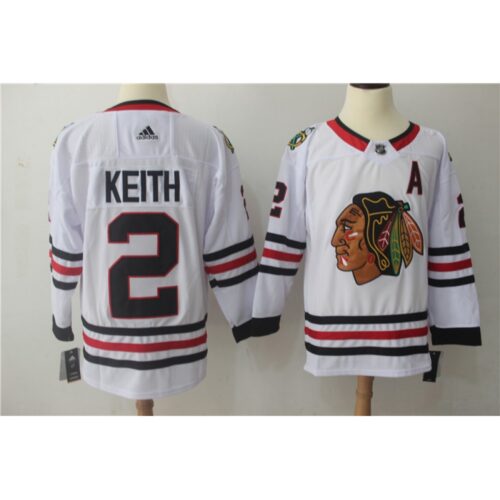 6861bcbba5cb2_1 Men's Chicago Blackhawks #2 Duncan Keith White Stitched NHL Jersey