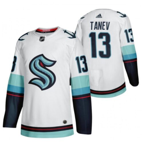 6861bcbed1d95_1 Men's Seattle Kraken #13 Brandon Tanev White Stitched Jersey