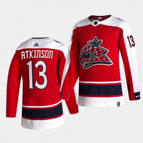 6861bcfa02285_1 Men's Columbus Blue Jackets #13 Cam Atkinson 2020-21 Red Reverse Retro Stitched Jersey