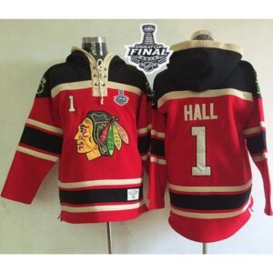 6861bd2f58fe1_1 Blackhawks #1 Glenn Hall Red Sawyer Hooded Sweatshirt 2015 Stanley Cup Stitched NHL Jersey