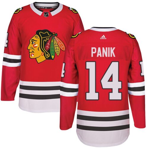 6861bd35c6502_1 Men's Chicago Blackhawks #14 Richard Panik Red Stitched NHL Jersey