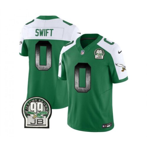 6861bd3925428_1 Men's Philadelphia Eagles #0 D'Andre Swift Green/White 2023 F.U.S.E. Throwback Vapor Untouchable Limited Stitched Football Jersey