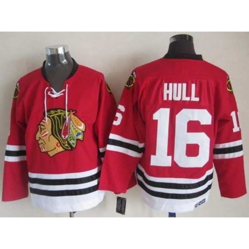 6861bd392bb4a_1 Blackhawks #16 Bobby Hull Red CCM Throwback Stitched NHL Jersey