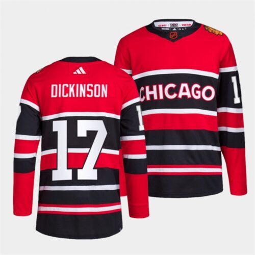 6861bd401dbef_1 Men's Chicago Blackhawks #17 Jason Dickinson Red Black 2022-23 Reverse Retro Stitched Jersey