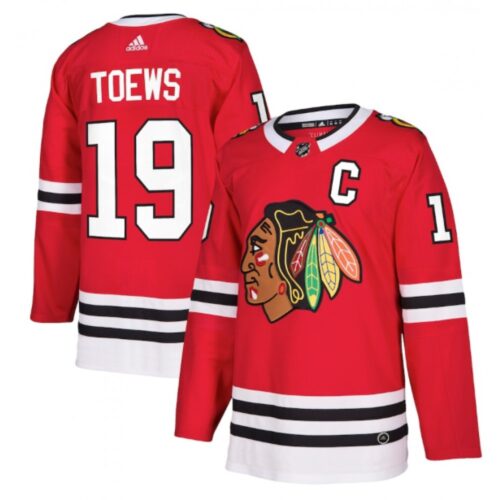 6861bd56506ac_1 Men's Chicago Blackhawks #19 Jonathan Toews Red Stitched NHL Jersey